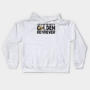 Golden retriever Kids Hoodie